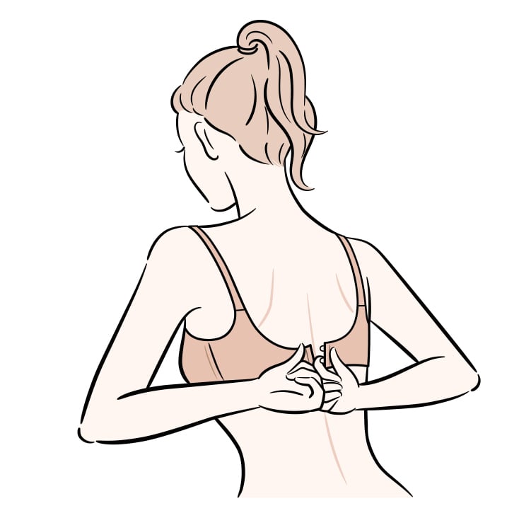 カギホックをとめる